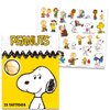 Peanuts Temporary Tattoos for Kids and Adults - 75 Charlie Brown Tattoos For Party Favors Goodie Bags and More (Snoopy Party Supplies Bundle)