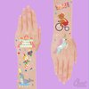 Ovasorve Carnival Circus Temporary Tattoos for Kids 42 Glitter Styles Circus Theme Party Favors Carnival Party Decorations