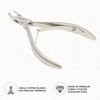 ForPro Cobalt Cuticle Nipper, Stainless Steel Cuticle Nipper for Trimming Cuticles and Hangnails, ¼ Jaw