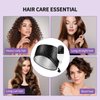 Heat Cap for Deep Conditioning: Hair Steamer for Natural Hair Home Use - Thermal Steam Cap for Black Hair Deep Conditioner with 10-Level Heats Up Quickly, Heating Caps for Hair Treatment - Black
