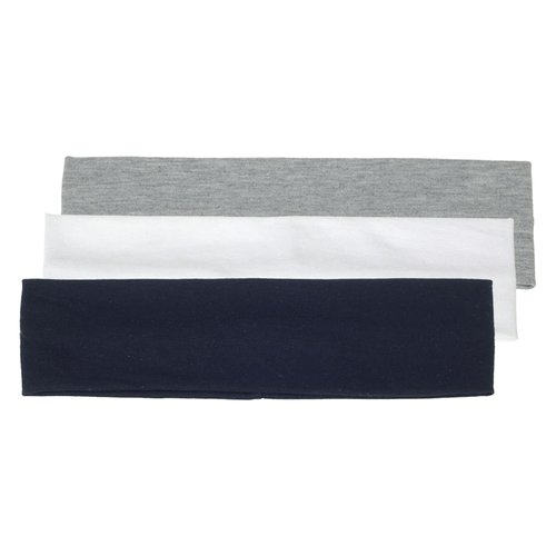 Yiwafu 3 Pack Yoga Headbands for Women, Non Slip Elastic Sweat Hairbands, Solid Color Head Accessories Headscarves Hair Hoop, Sweat-Absorbing Hairbands for Sports, Fitness, Running