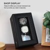 Anyasun Watch Box for Men Women, 3-Slot Watch Holder with Glass Display,Watch Storage Case with Removable Watch Pillow,Gift Box for 3 Watches