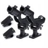 HiUmi Adjustable Rotatable Plastic Fishing Rod 3 Mount Rack Holder Bracket Boat Canoeing Rowing Mount Kit Kayak Side Rod Holder (RH50-2Pack)