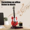 XYDongtong Guitar Music Interactive Building Set for Music Lovers, DIY Guitar Model Toy Compatible with Lego，Reverb Amplifier & Authentic Accessories, Perfect Way to Rock Gift Giving.