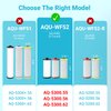 AQUA CREST WF52 Replacement for Aquasana® Under Sink Water Filter AQ-5300R, Aquasana® Filter Replacement, 600 Gallons, Pure, Tasty Water, 3 Count