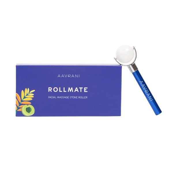 AAVRANI Rollmate - Gua Sha Face Roller, Increases Circulation, Reduce Fine Lines and Wrinkles, Beauty Tool Gifts, Gifts for Friends, Coworkers, Teachers, Wife, Mom, Sister
