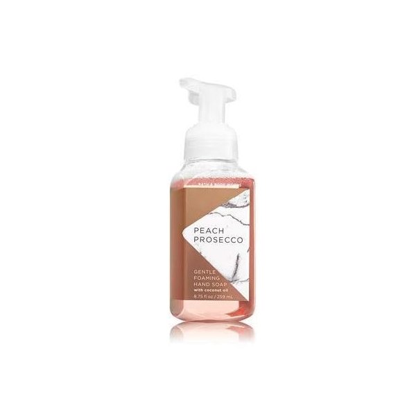 Bath Body Peach Prosecco Gentle Foaming Hand Soap - 8.75 Fl Oz - Scented with Natural Essential Oils