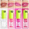 4 Colors Fat Lip Oil Set, Big Brush Head Hydrating Lip Glow Oil Lip Plumper Gloss, Shiny Transparent Lip Gloss Tinted Plumping Lip Oils, Non-sticky Long Lasting Fresh Clear Smooth Lip Care - A