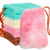 Shappy 8 Pieces Soap Saver Pouch Bar Soap Bags Exfoliating Soap Net Soap Mesh Bags for Shower Soap Holder Bubble Foam Net Soap Pocket for Women Men Girls (Lake Green, Pink, Beige, Brown)
