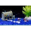 Gorgeous Aquarium Decorated with Aquarium Decorations Glass Beads Aquarium, 1LB Enough Decorative Gravel Rock Gravel Pebbles gem (Dark Blue)