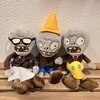 Dyharnsty 3Pcs Plants vs Zombies Plush Toys Zombie Sets,Ducky Zombie Newspaper Zombie & Conehead Zombie,Soft Figure Doll Plants vs Zombies Toys PVZ Plush 1 2 for Birthday,Party,Halloween & Christmas