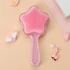 Zou.Rena Little Girls Hair Brush Easily Brushed Through Tangles-No Liquid,Glitter Confetti Unicorn Gifts Play for Kids Age 3-8(pink)