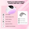 LKE UV Light for Gel Nails, 54W UV LED Nail Lamp with 18 Beads 3 Timer Setting & Auto Sensor Nail Dryer for Gel Polish Polygel Fast Curing Manicure Professional UV Nail Light Home Salon Nail Tools