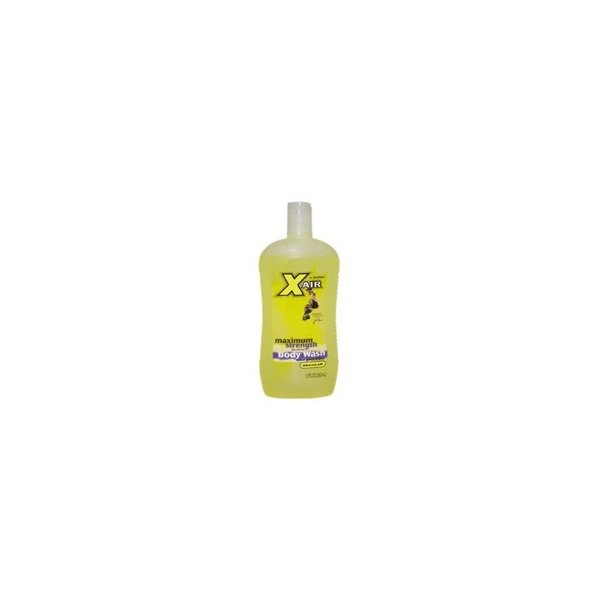 X-Air Deodorant Body Wash Maximum Strength Regular Aleeda 12 oz Body Wash For Unisex