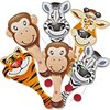 ArtCreativity Zoo Animal Paddle Balls, Pack of 12, 9 Inch Wooden Paddleball with String, Assorted Designs, Great Party Favors, Goodie Bag Fillers, Fun Activity Toys for Kids