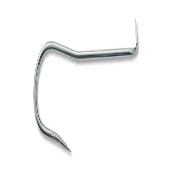 Mustad Gaff Hook, Barbless, Bent Back Shank W/Tapered Spike - 2