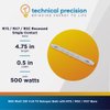Replacement for Lowel Tota-Light 120v 500w Light Bulb by Technical Precision - T3 500 watt Halogen Bulb with R7S / RSC / RX7 Base - 120V 3200K Frost Double Ended 500W Bulb - 1 Pack