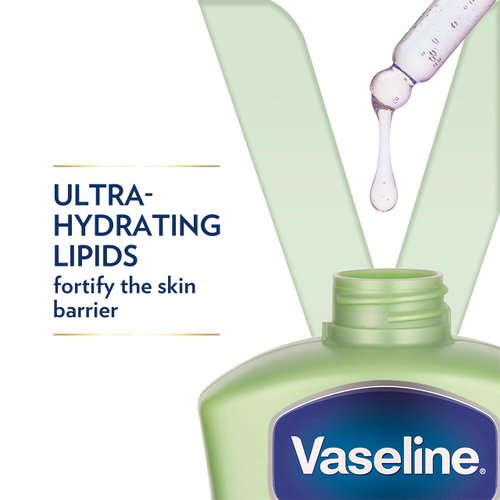 Vaseline Intensive Care Body Lotion for Dry Skin Soothing Hydration with Ultra-Hydrating Lipids + 1% Aloe Vera Extract to Refresh Dehydrated Skin 20.3 oz
