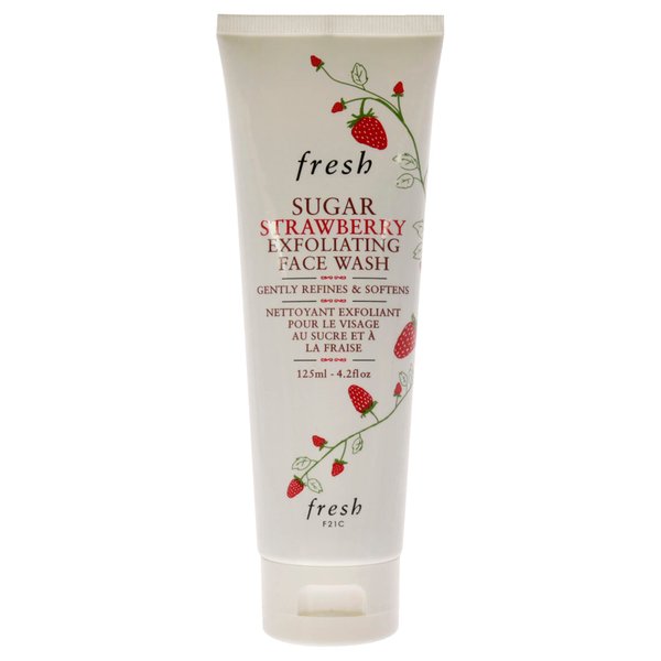 Fresh Sugar Strawberry Exfoliating Face Wash Cleanser Women 4.2 oz