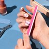 cobee 100 Pcs Nail File Professional Nail Files, 180/240 Grit Nail Files, Double Sided Emery Board Nail Styling Manicure Tools for Women Nail Care(8.5 x 1.3 cm)