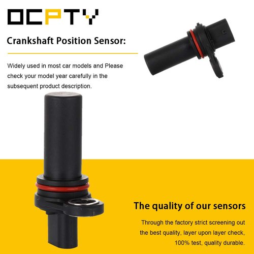 OCPTY Crankshaft Position Sensor 5033307AA Fit for 2008-2014 for Dodge Avenger, 2007-2012 for Dodge Caliber, 2009-2016 for Dodge Journey, 2007-2016 for Jeep Compass, 2007-2016 for Jeep Patriot
