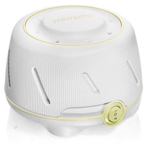 Yogasleep Dohm (White,Green) The Original White Noise Machine, Relaxing Natural Sound from a Real Fan, Noise Cancelling For Office Privacy, Sleep Aid For Adults & Baby, Travel Size Pink Noise Machine