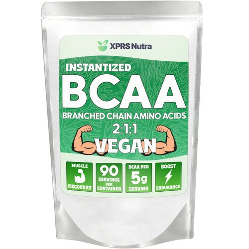 XPRS Nutra BCAA Powder - Amino Acids Supplement for Men - Unflavored BCAA Workout Supplements - Gym Supplements for Men - Amino Acids Supplement for Women for Gym Post Workout Recovery (8 Ounce)