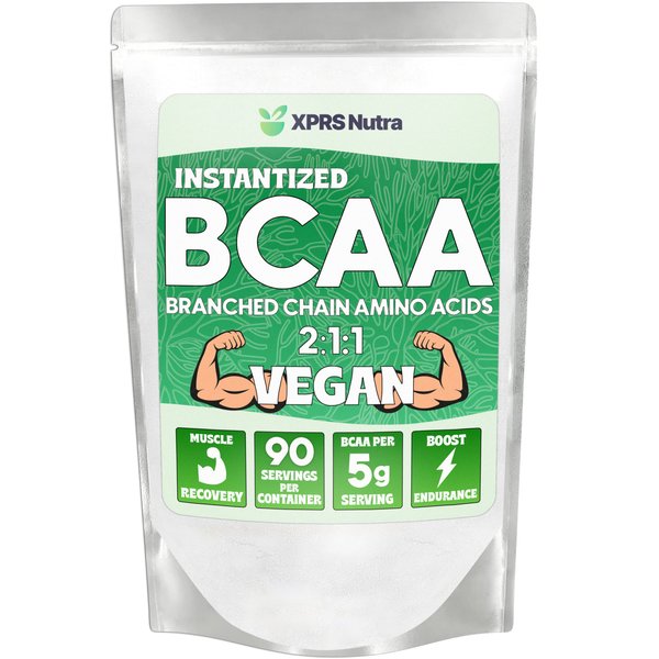 XPRS Nutra BCAA Powder - Amino Acids Supplement for Men - Unflavored BCAA Workout Supplements - Gym Supplements for Men - Amino Acids Supplement for Women for Gym Post Workout Recovery (8 Ounce)