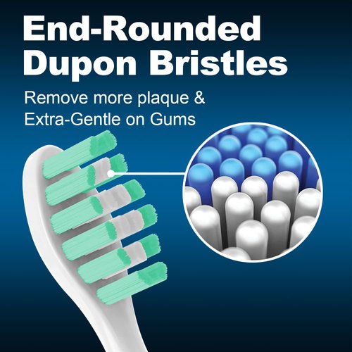 CILGEWH Replacement Toothbrush Heads for Gleem Electric Toothbrush，White 10 Pack