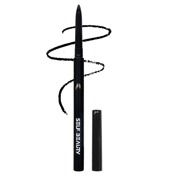 self beauty Ultra Slim Waterproof Gel Eyeliner | Easy Retractable Eyeliner Pencil Waterproof Smudge Proof | Long Lasting Eyeliner | Korean Eyeliner Gel Pen | Black Eye Liners for Women