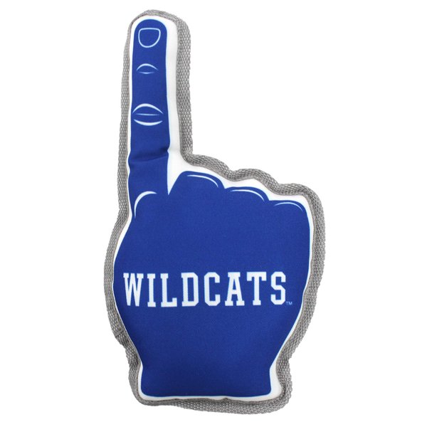 Pets First NCAA Kentucky Wildcats #1 Fan Toy. Best Sports Dog Toy with Double Stitched Trim and Tough Nylon Material Filled with Chewable Polyfil and Inner Squeaker