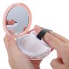 Beaupretty Loose Powder Containers with Puff 2PCS Powder Compact Container, Plastic Empty Makeup Loose Powder Case with Puff and Elasticated Net Sifter Cosmetic Travel Container