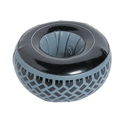 Fun Express Mini Inflatable Tires (Set of 12) Racing Car Party Supplies