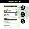 Buddha Teas - Organic Parsley Leaf Tea - Herbal Tea - For Health & Wellbeing - With Antioxidants & Minerals - Clean Ingredients - Caffeine Free - OU Kosher & Non-GMO - 18 Tea Bags (Pack of 1)