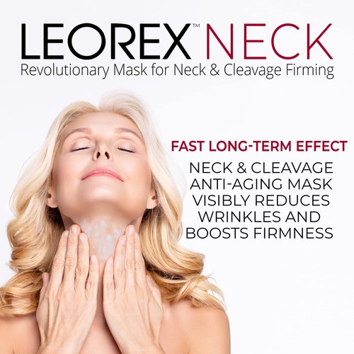 LEOREX Anti-Wrinkle Cream for Neck, Decollete & Cleavage, Wash-Off Consistency with Firming, Anti Aging Moisturizer Tightening & Nourishing Care for Aging Repair & Advanced Wrinkle Release (3 Pack)