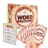 Champions of Word Wrestling, Word Card Game for Adults and Family Board Game Night, Premium Playing Cards, Spelling Game for Kids & Seniors, Travel Game & Party Game, 2-4 Players, Ages 8 & Above
