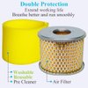 HOODELL Professional GX390 Air Filter, Compatible with Honda GX340 GX 390 11HP 13HP Engine 17210-ZE3-505 17210-ZE3-010 Air Filter