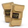 Tiger Paw Authentic Gymnastics Wrist Supports (Sold in Pairs) - Original Competition-Grade Gymnastics Wrist Guards, Wrist Support Braces, Adjustable, Made in USA Hand Wraps (Sand - Extra Small)