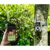 Meidase P200 Trail Camera WiFi Bluetooth, Game Camera with 48MP 1296p, 100ft Night Vision, Cell Phone App, Fast 0.1s Trigger Speed Motion Activated, Waterproof