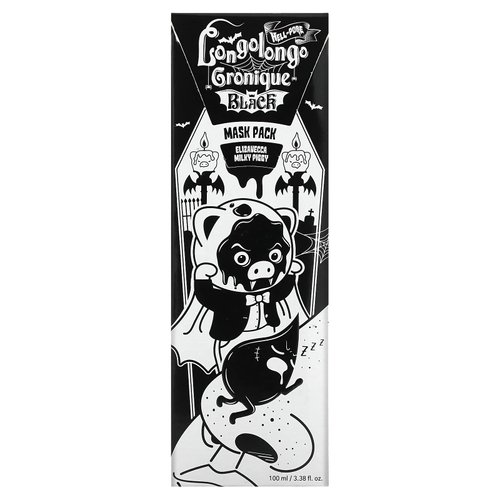Elizavecca Milky Piggy Hell Pore Longo Longo Gronique Black Charcoal Blackhead Remover Mask