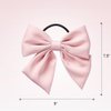 Scunci by Conair elastic bow hair tie - hair elastics - bows - hair accessories for women - hair bows - Blush Pink Color