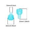 TAODAN 4PCS Water Reservoir Replacement Part Water Bag Bite Valve Replacement Mouthpiece Food Grade Silicone Bite Valve Replacement Mouthpiece Blue Replacement Water Bag Pack Valve