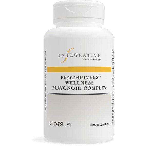 Integrative Therapeutics ProThrivers Wellness Flavonoid Complex - Supports Healthy Antioxidant Pathways* - With CoQ10, Curcumin Extract, Green Tea Extract and L-Glutathione - Dairy Free - 120 Capsules