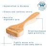 REDECKER Wire Brush with Oiled Beechwood Handle, 5-7/8-Inches, Compatible with Velcro Tape and Other Velcro Items