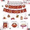 Chilfamy Casino Party Decorations, Las Vegas Theme Party Supplies with Casino Birthday Banner, Hanging Swirl Decors, Cake Toppers, Balloons for Men Women Poker Game Night Party