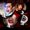 EWPJDK Vampire Teeth 4 Sizes 4 Pairs Halloween Decorations Party Cosplay Props Vampire Fangs Fake Teeth with Adhesive White Favors Accessories Gift
