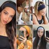 MLMOMVME 6 Pcs Headbands for Women Hair Cotton Headband for Tie Dye Party Supplies, Non-slip Stretchy Elastic Head Wrap Holder Hair Accessories Multi Color