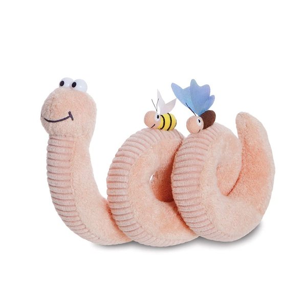 AURORA, 61431, Superworm, Soft Toy, Peach