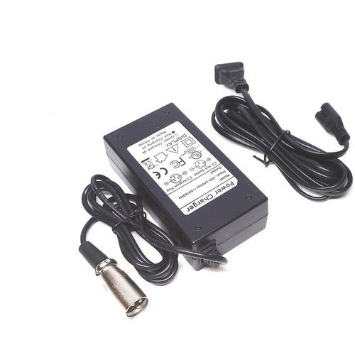 Yustda AC/DC Adapter Replacement for Innuovo Item N5513A A5513 W5521 W5213 24V Pack Intelligent Lightweight Foldable Electric Wheelchair Power Supply Cord Cable