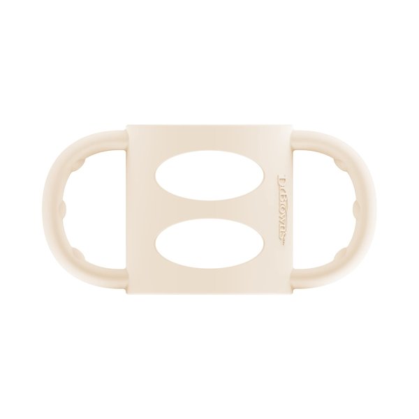 Dr. Brown’s® Milestones™ 100% Silicone Baby Bottle Handles, Narrow, Ecru, 1 Pack, 4m+